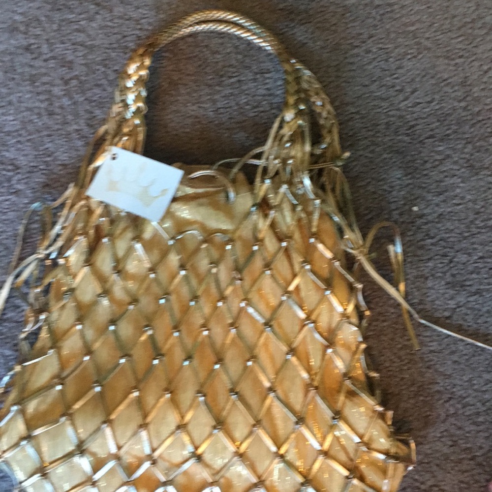 Ocean Kids gold shimmering bag